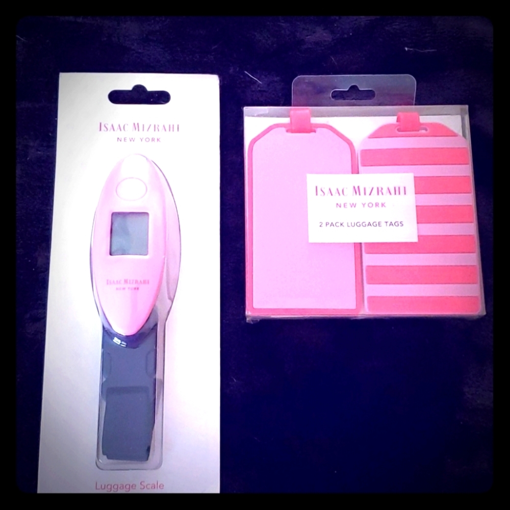 Luggage tags luggage scale Isaac Mizrahi